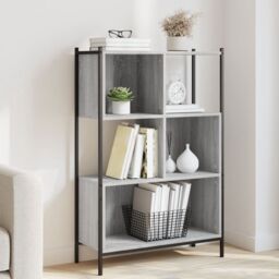 Berkfield Home Bookcase Grey Sonoma 72x28x109 cm Engineered Wood - Size: 72 x 28 x 109 cm - thumbnail 1