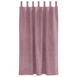 Berkfield Home Curtains Dark pink Polyester 140 x 175 cm Decorative Inlays in Mauve - thumbnail 4