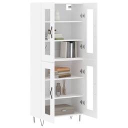 Berkfield Home Highboard White 69.5x34x180 cm Engineered Wood