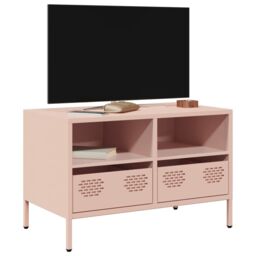 Berkfield Home TV Cabinet Pink 68x39x43.5 cm Cold-rolled Steel