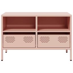 Berkfield Home TV Cabinet Pink 68x39x43.5 cm Cold-rolled Steel - thumbnail 5