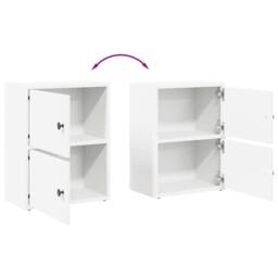 Berkfield Home Durable Bookcase White 40x24x52 cm Engineered Wood - Size: 40 x 24 x 52 cm - thumbnail 8