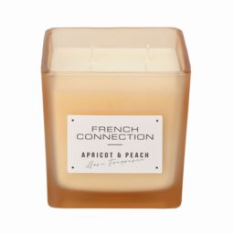 French Connection Square Range - Apricot & Peach Candle 200g (1-Wick) - FCC003OS in Orange - Size: XL - thumbnail 2