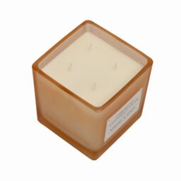 French Connection Square Range - Apricot & Peach Candle 200g (1-Wick) - FCC003OS in Orange - Size: XL - thumbnail 3