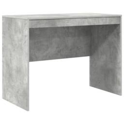 Berkfield Home Desk with Storage Concrete Grey Engineered Wood in Pink - thumbnail 4
