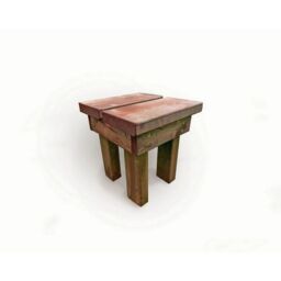 Churnet Valley Garden Furniture Ltd Valley Classic Foot Stool - Timber - Fully Assembled in Brown