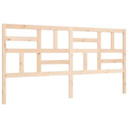 Berkfield Home Beautiful Bed Frame without Mattress 200x200 cm Solid Wood Pine in Light Brown - thumbnail 8