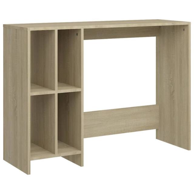 Berkfield Home Notebook Desk Sonoma Oak 102.5x35x75 cm Engineered Wood in Light Brown - image 1
