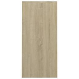 Berkfield Home Notebook Desk Sonoma Oak 102.5x35x75 cm Engineered Wood in Light Brown - thumbnail 4