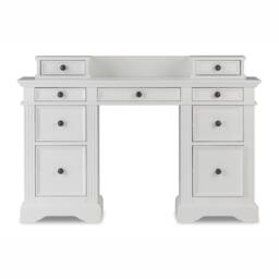 Statement Furniture Gainsborough Dressing Table with Extension Drawers in White - thumbnail 6