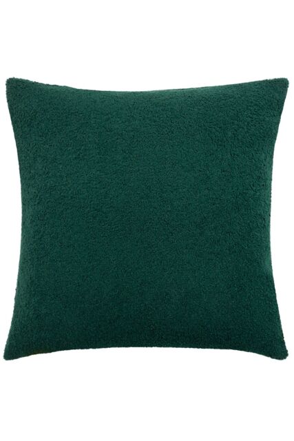 Furn Malham Shearling Fleece Cushion in Emerald - Size: 50 cm x 50 cm - image 1