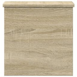 Berkfield Home Storage Box Sonoma Oak 30x35x35 cm Engineered Wood in Brown - Size: 30 x 35 x 35 cm - thumbnail 5