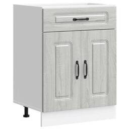 Berkfield Home Kitchen Base Cabinet Kalmar Grey Sonoma Engineered Wood - thumbnail 3