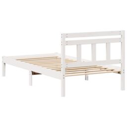 Berkfield Home White 90 x 190 cm Solid pine wood - thumbnail 8
