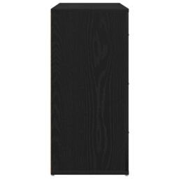 Berkfield Home Sideboard Black Oak 33x80x70 cm Engineered Wood - Size: 33 x 80 x 70 cm - thumbnail 8