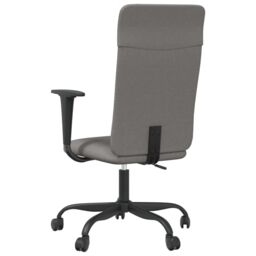 Berkfield Home Office Chair Dark Grey Fabric - thumbnail 5