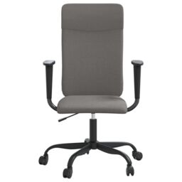 Berkfield Home Office Chair Dark Grey Fabric - thumbnail 3