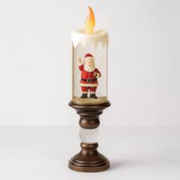 mysmartbuy Snow Swirl Glitter LED Candle 2L Warm White Battery Operated - thumbnail 7