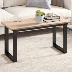 Berkfield Home Table Top 90x40x1.7 cm Rectangular Solid Wood Pine in Light Tan - thumbnail 2