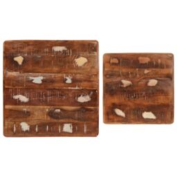 Berkfield Home End Tables Multicolour Solid reclaimed wood - thumbnail 7