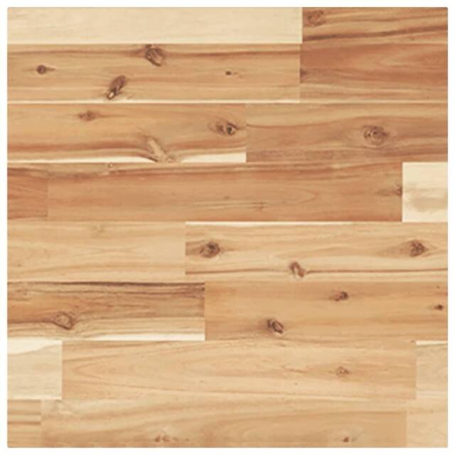 Berkfield Home Table Top Square 40x40x4 cm Solid Wood Acacia in Brown - Size: 40 x 40 x 4 cm - image 1