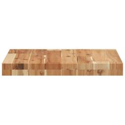 Berkfield Home Table Top Square 40x40x4 cm Solid Wood Acacia in Brown - Size: 40 x 40 x 4 cm - thumbnail 6