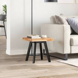Berkfield Home Table Top Square 40x40x4 cm Solid Wood Acacia in Brown - Size: 40 x 40 x 4 cm - thumbnail 3