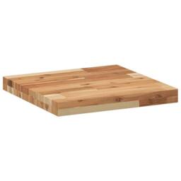 Berkfield Home Table Top Square 40x40x4 cm Solid Wood Acacia in Brown - Size: 40 x 40 x 4 cm - thumbnail 5