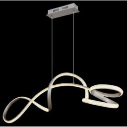 Netlighting Swirl Pendant Ceiling Light Nickel Matt LED 4000K in Grey - thumbnail 4