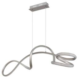Netlighting Swirl Pendant Ceiling Light Nickel Matt LED 4000K in Grey - thumbnail 2