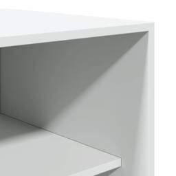 Berkfield Home Wardrobe White 50x50x200 cm Engineered Wood - Size: 50 x 50 x 200 cm - thumbnail 7