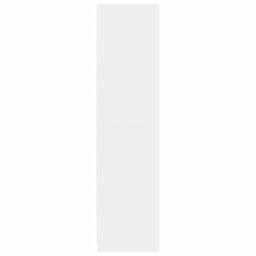 Berkfield Home Wardrobe White 50x50x200 cm Engineered Wood - Size: 50 x 50 x 200 cm - thumbnail 5