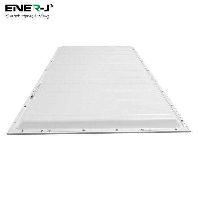 ENER-J Pack of 2 LED Backlit Panel, 120x60cms, 50W, 6000Lm, 4000K, 3 yrs warranty in White - Size: 25 cm diameter x 19 cm high