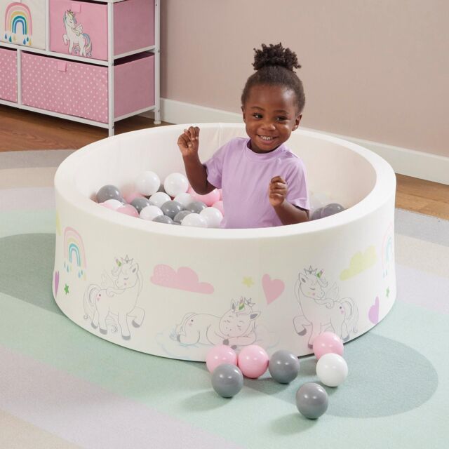 Liberty House Toys Unicorn Ball Pit in White - image 1