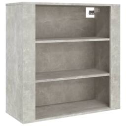 Berkfield Home Wall Cabinet Concrete Grey 80x33x80 cm Engineered Wood - Size: 80 x 33 x 80 cm - thumbnail 3
