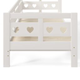 Matteo Daybed Cabin Bed Wooden 3FT Single Sofa Guest Bed Sofa Bed in White - thumbnail 4