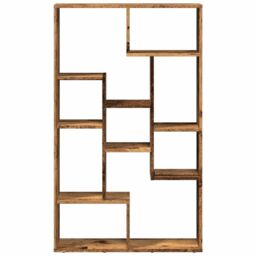 Berkfield Home Bookcase Old Wood 72x20x120 cm Engineered Wood in Brown - Size: 72 x 20 x 120 cm - thumbnail 5