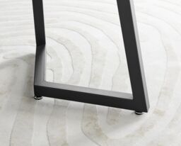 FurnitureboxUK Carson White Marble Effect Dining Table & 4 Willow Chairs - thumbnail 7