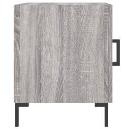 Berkfield Home Bedside Cabinets 2 pcs Grey Sonoma 40x40x50 cm Engineered Wood - Size: 40 x 40 x 50 cm - thumbnail 5