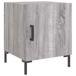 Berkfield Home Bedside Cabinets 2 pcs Grey Sonoma 40x40x50 cm Engineered Wood - Size: 40 x 40 x 50 cm - thumbnail 3