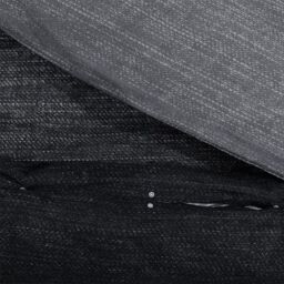 Berkfield Home Duvet Cover Set Dark Grey 225x220 cm Cotton - thumbnail 4