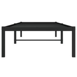 Berkfield Home Metal Bed Frame Black 75x190 cm Small Single - thumbnail 5