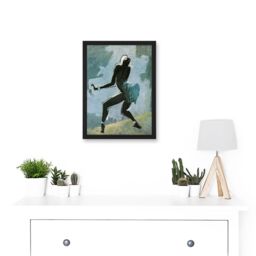 Artery8 Colin Dancer Entertainer Josephine Baker Painting Artwork Framed Wall Art Print A4 in Black - thumbnail 2