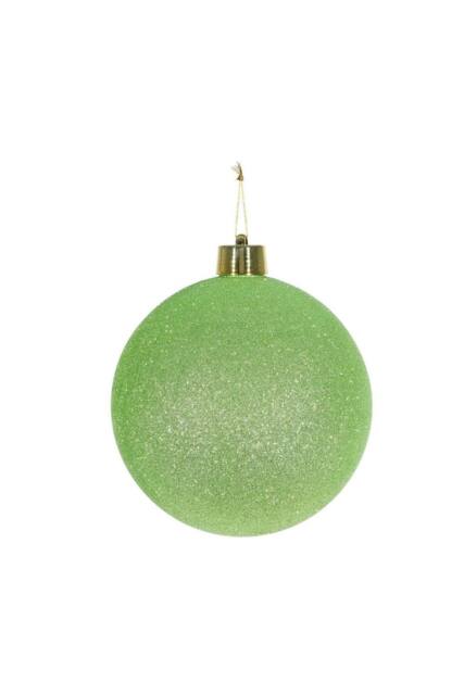 KDMD Green Glitter Shatterproof Bauble 20cm - image 1