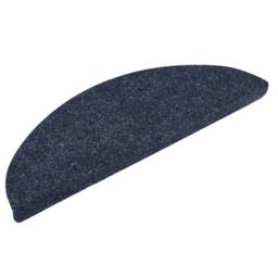 Berkfield Home Self-adhesive Stair Mats 10 pcs Blue 56x17x3 cm Needle Punch - Size: Medium - thumbnail 3