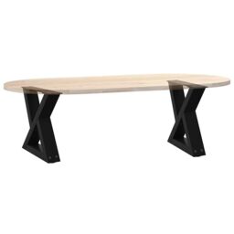 Berkfield Home Coffee Table Legs 2 pcs Black 30x(30-31.3) cm Steel - thumbnail 8