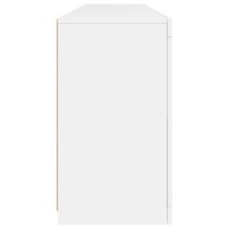 Berkfield Home Sideboard with LED Lights White 164x37x67 cm - Size: 164 x 37 x 67 cm - thumbnail 8