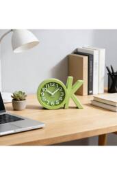 KDMD OK Shaped Alarm Clock Wake Up Desk Bedside Random Color - thumbnail 2