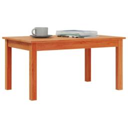 Berkfield Home Coffee Table Wax Brown 80x50x40 cm Solid Wood Pine - Size: 80 x 50 x 40 cm - thumbnail 4