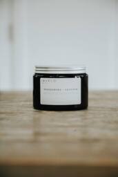 Imvelo Candle Co 3 Wick Candle - Woodsmoke + Leather in Amber - thumbnail 1